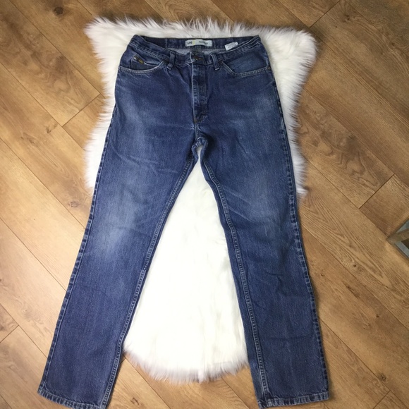 lee regular fit straight leg jeans